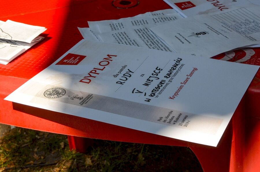 25 czerwca 2019. Gra terenowo-historyczna w parku Jordana