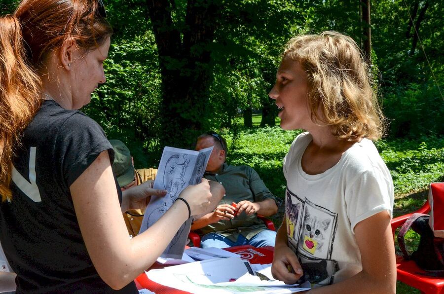 25 czerwca 2019. Gra terenowo-historyczna w parku Jordana