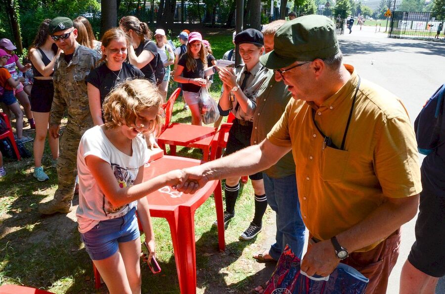 25 czerwca 2019. Gra terenowo-historyczna w parku Jordana
