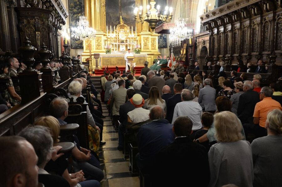 14 lipca 2019.  Uroczystość przekazania Krzyża Walecznych rodzinie Piotra Gizy