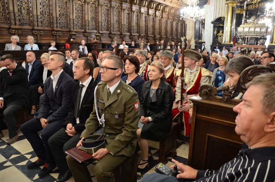 14 lipca 2019.  Uroczystość przekazania Krzyża Walecznych rodzinie Piotra Gizy