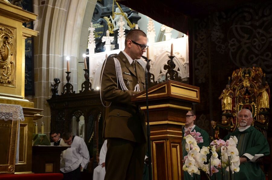 14 lipca 2019.  Uroczystość przekazania Krzyża Walecznych rodzinie Piotra Gizy