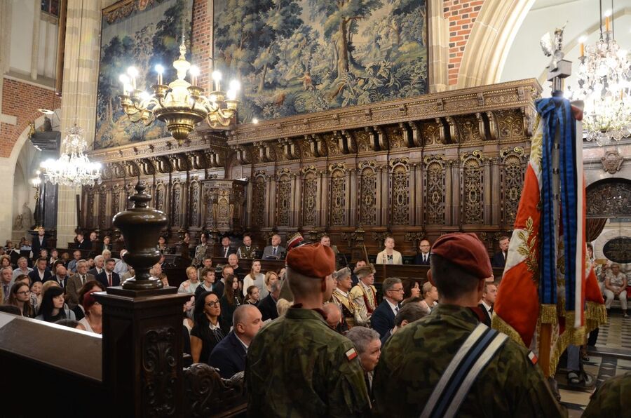 14 lipca 2019.  Uroczystość przekazania Krzyża Walecznych rodzinie Piotra Gizy