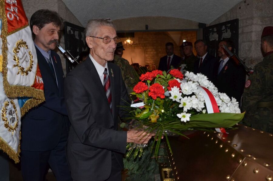 14 lipca 2019.  Uroczystość przekazania Krzyża Walecznych rodzinie Piotra Gizy