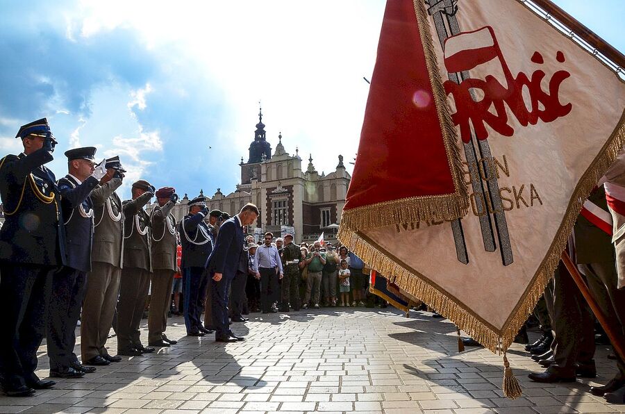 1 sierpnia 2019, Kraków. Uroczystości w 75. rocznicę wybuchu powstania warszawskiego