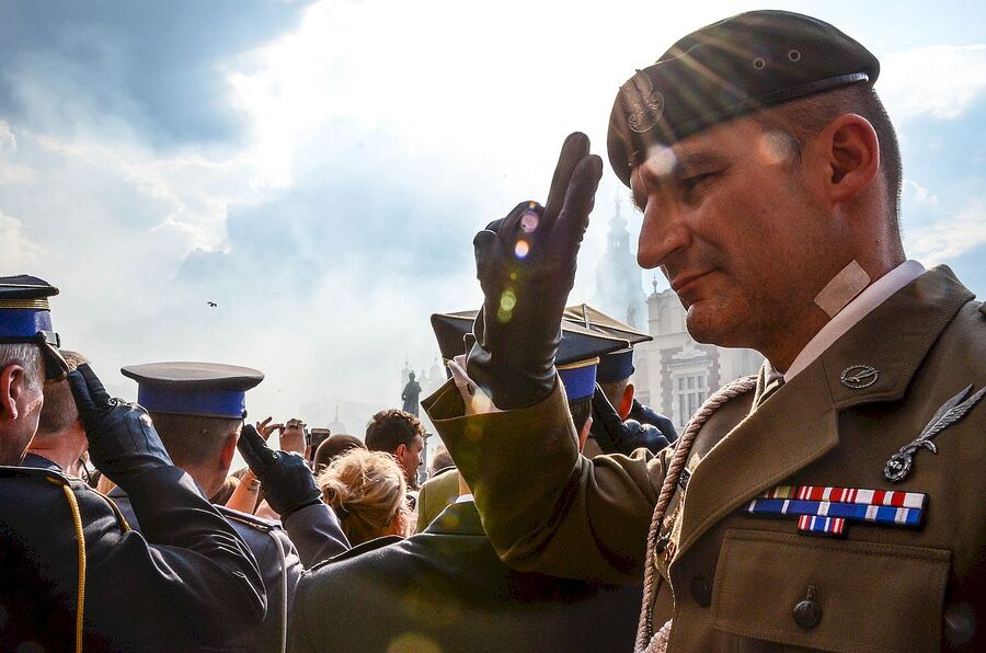 1 sierpnia 2019, Kraków. Uroczystości w 75. rocznicę wybuchu powstania warszawskiego