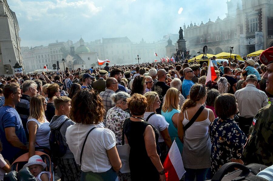 1 sierpnia 2019, Kraków. Uroczystości w 75. rocznicę wybuchu powstania warszawskiego