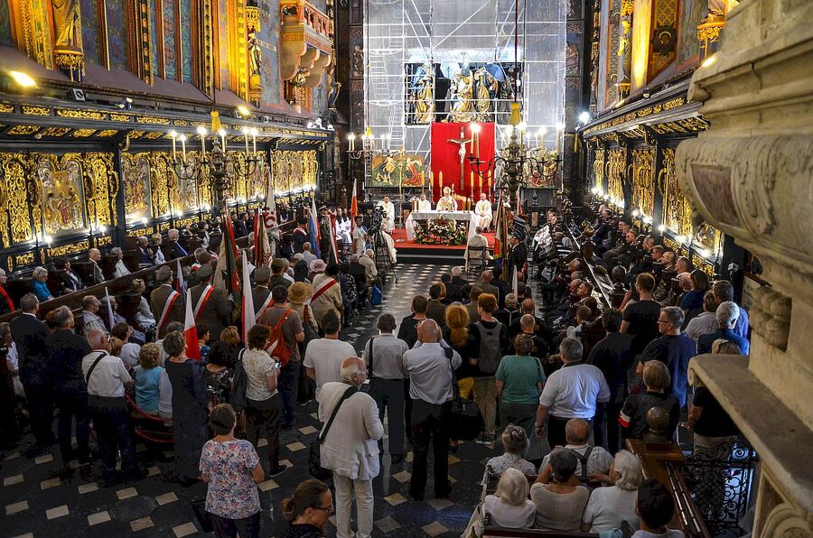 1 sierpnia 2019, Kraków. Uroczystości w 75. rocznicę wybuchu powstania warszawskiego