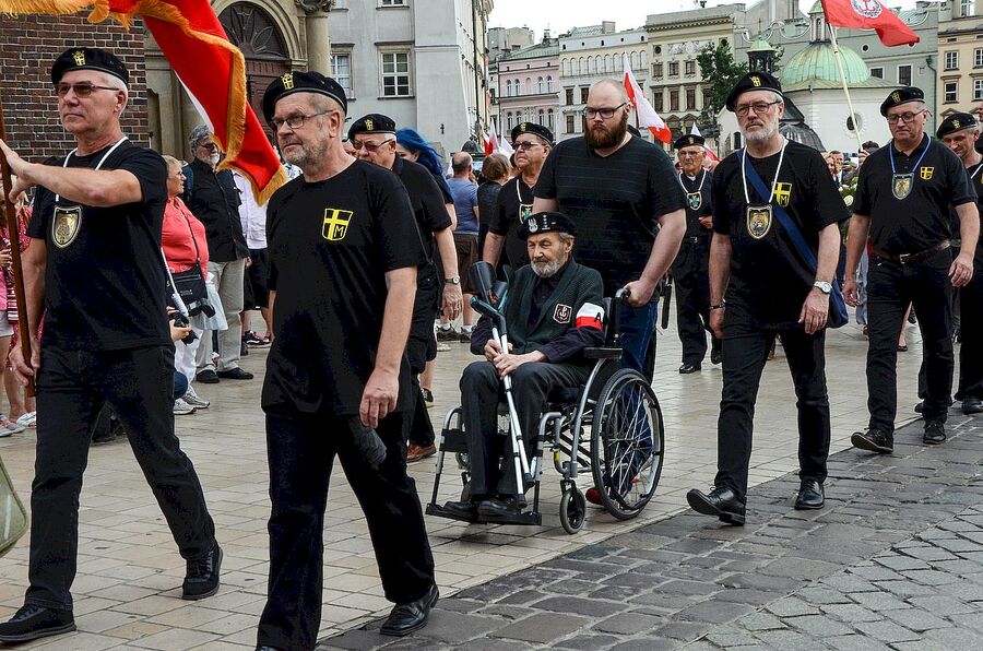 1 sierpnia 2019, Kraków. Uroczystości w 75. rocznicę wybuchu powstania warszawskiego