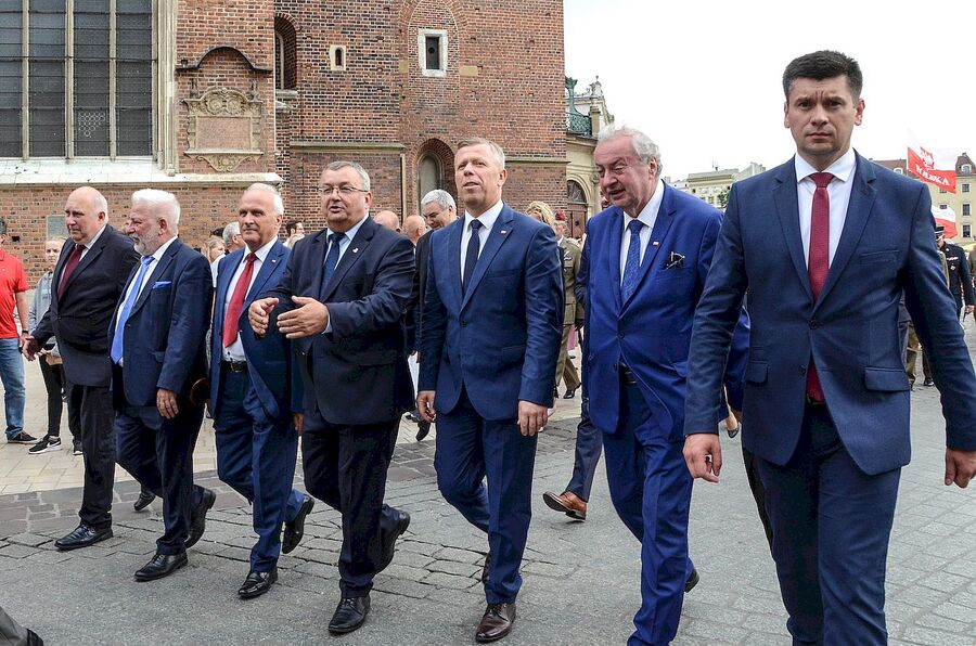 1 sierpnia 2019, Kraków. Uroczystości w 75. rocznicę wybuchu powstania warszawskiego