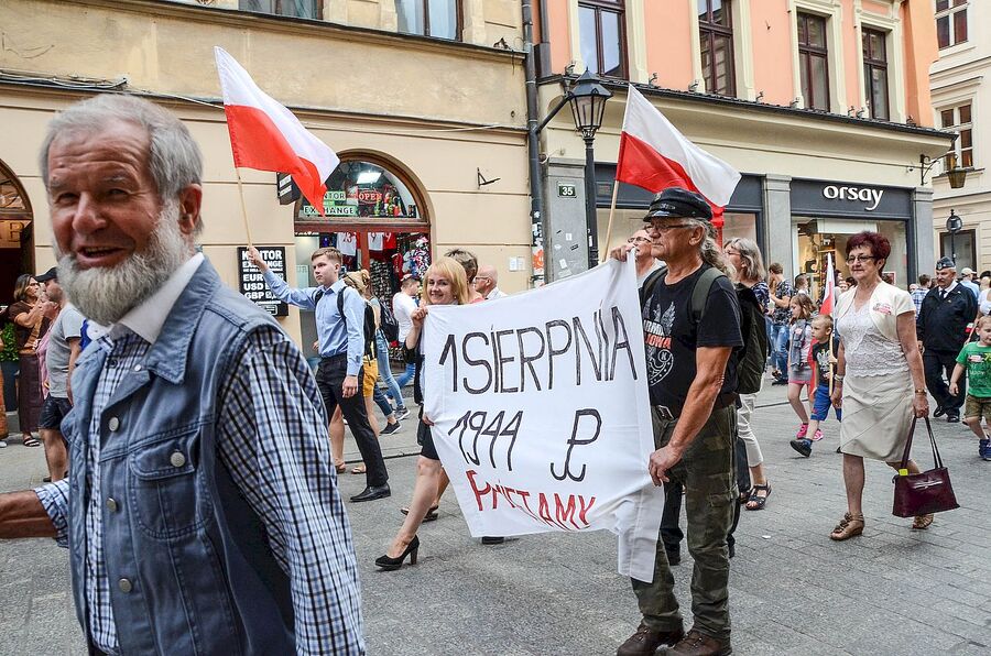 1 sierpnia 2019, Kraków. Uroczystości w 75. rocznicę wybuchu powstania warszawskiego