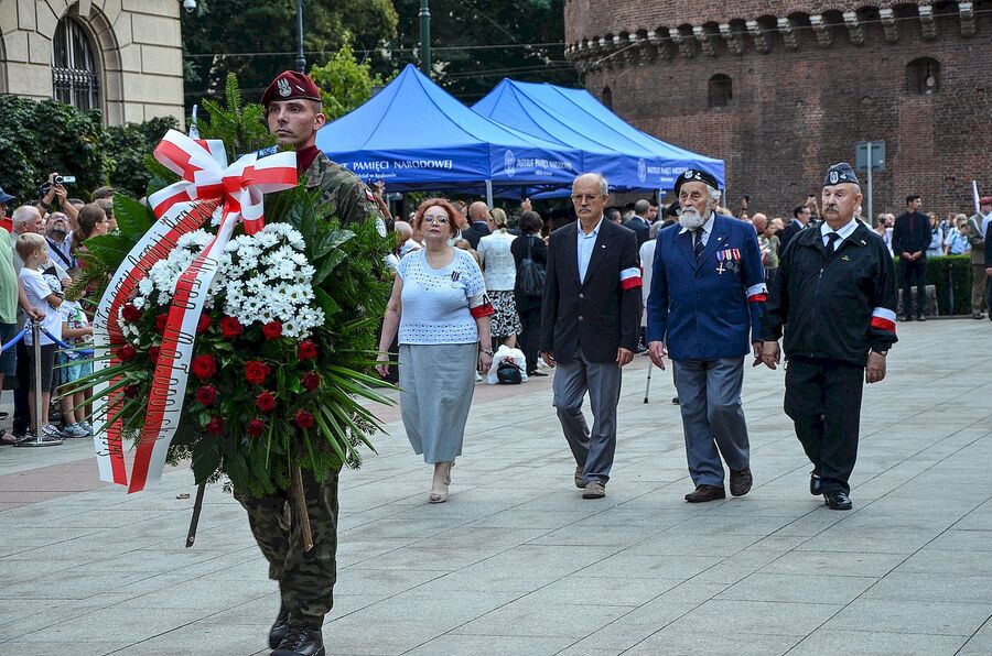 1 sierpnia 2019, Kraków. Uroczystości w 75. rocznicę wybuchu powstania warszawskiego