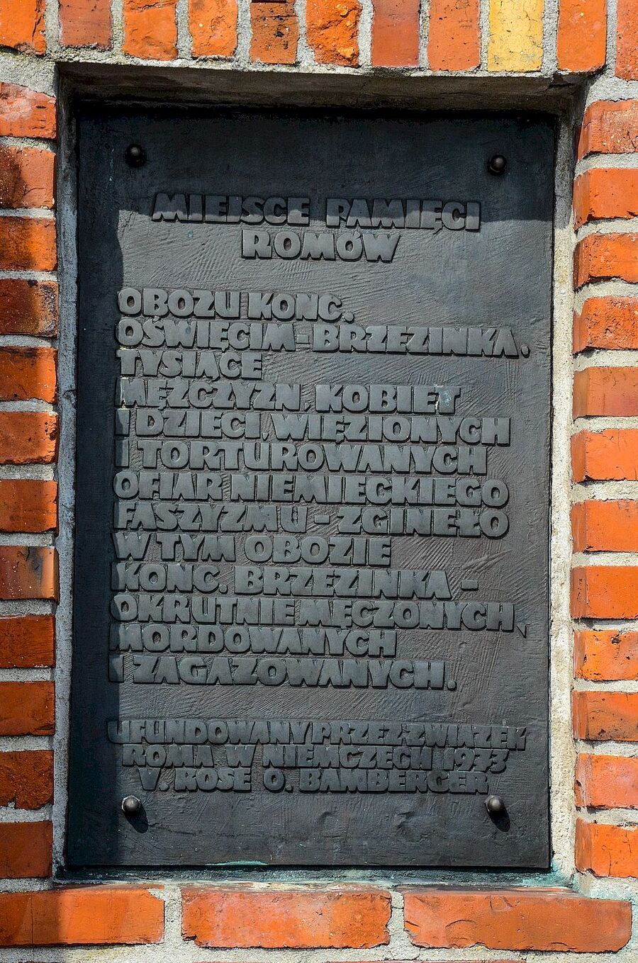 Brzezinka, 2 sierpnia 2019. Dzień Pamięci o Holokauście Romów