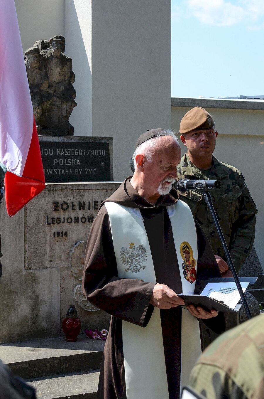 4 sierpnia 2019. Przy kwaterze legionowej na cmentarzu Rakowickim