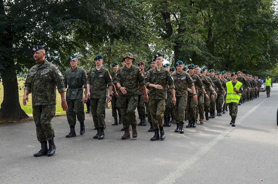 5 sierpnia 2019. Przemarsz z Oleandrów na Wawel i msza w katedrze