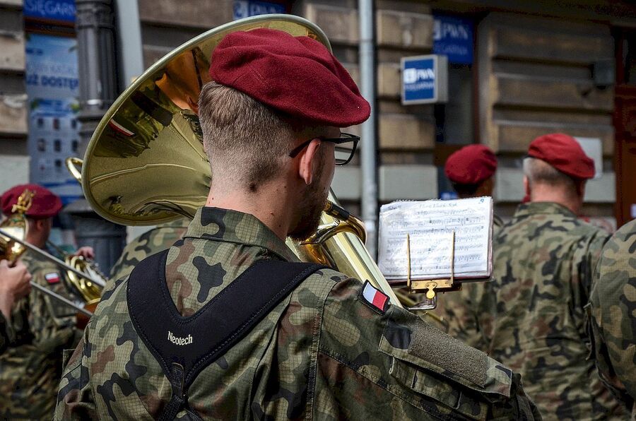 5 sierpnia 2019. Przemarsz z Oleandrów na Wawel i msza w katedrze