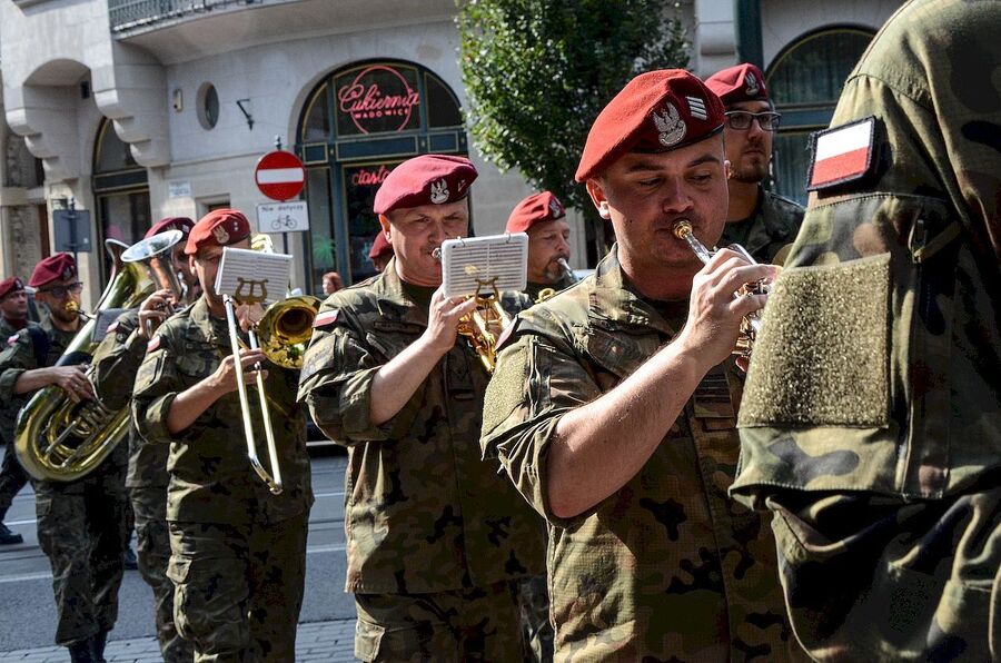 5 sierpnia 2019. Przemarsz z Oleandrów na Wawel i msza w katedrze