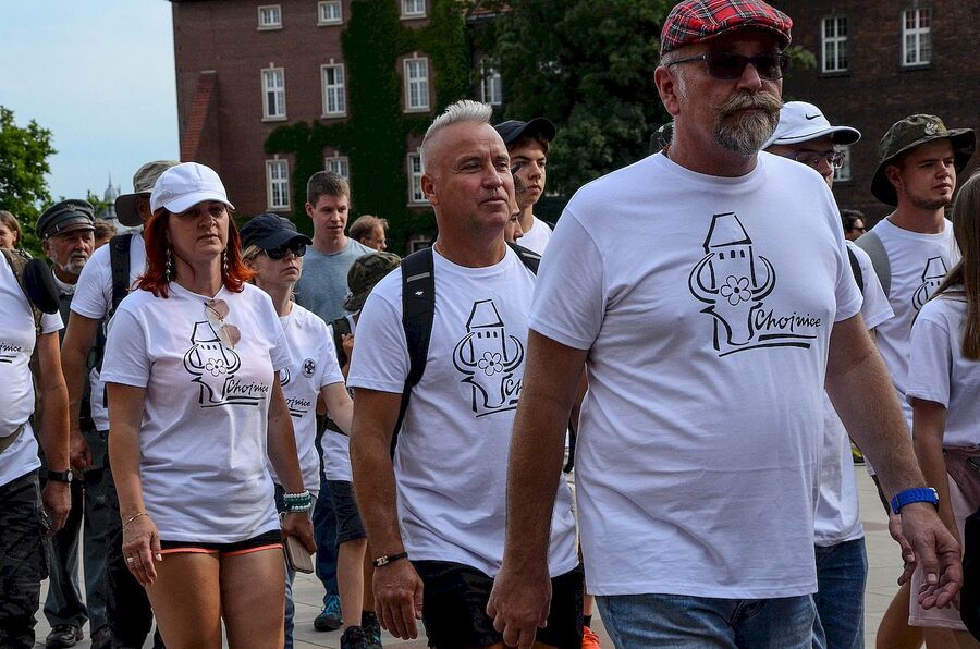 5 sierpnia 2019. Przemarsz z Oleandrów na Wawel i msza w katedrze