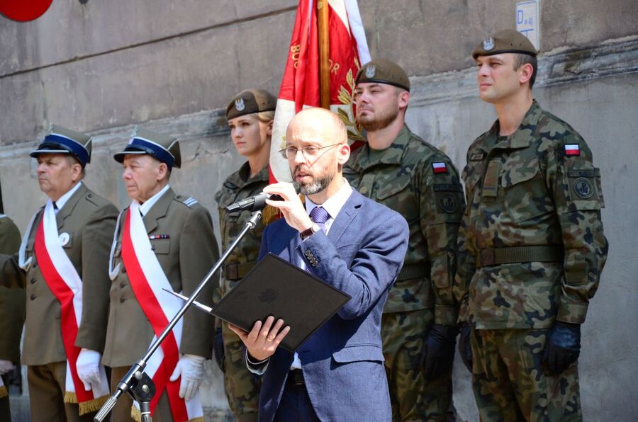 Kraków, 12 sierpnia 2019. Uroczystość pamięci gen. Stanisława Rostworowskiego oraz Jadwigi i Zygmunta Karłowskich