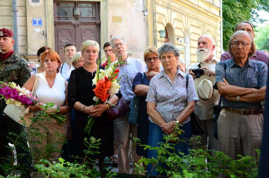 Kraków, 12 sierpnia 2019. Uroczystość pamięci gen. Stanisława Rostworowskiego oraz Jadwigi i Zygmunta Karłowskich