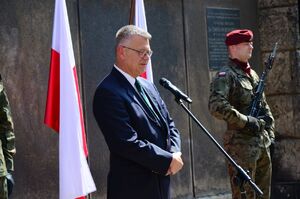 Kraków, 12 sierpnia 2019. Uroczystość pamięci gen. Stanisława Rostworowskiego oraz Jadwigi i Zygmunta Karłowskich