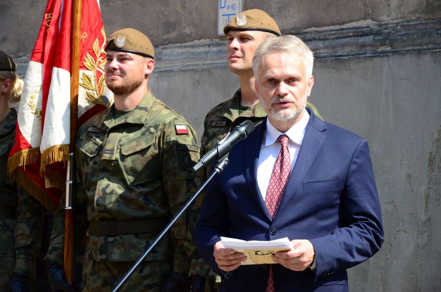 Kraków, 12 sierpnia 2019. Uroczystość pamięci gen. Stanisława Rostworowskiego oraz Jadwigi i Zygmunta Karłowskich
