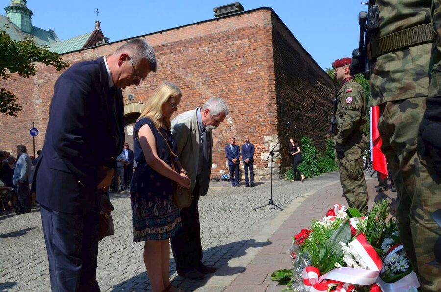 Kraków, 12 sierpnia 2019. Uroczystość pamięci gen. Stanisława Rostworowskiego oraz Jadwigi i Zygmunta Karłowskich