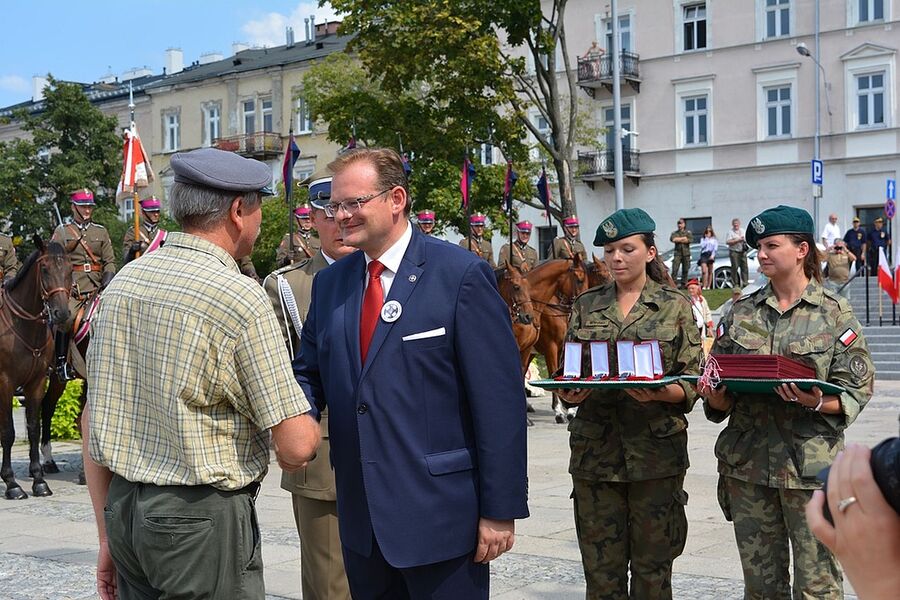 Kielce, 12 sierpnia 2019. Zakończenie marszu szlakiem kadrówki