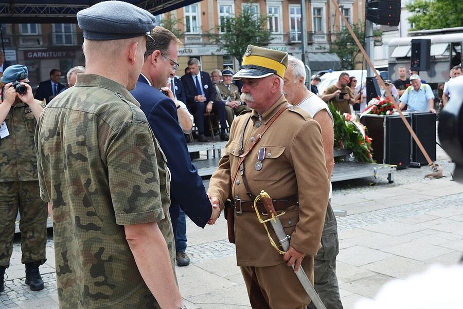 Kielce, 12 sierpnia 2019. Zakończenie marszu szlakiem kadrówki