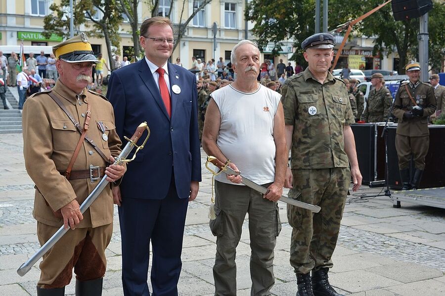 Kielce, 12 sierpnia 2019. Zakończenie marszu szlakiem kadrówki