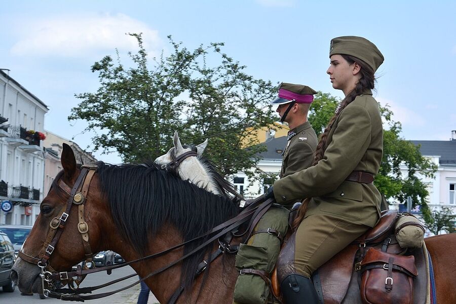 Kielce, 12 sierpnia 2019. Zakończenie marszu szlakiem kadrówki