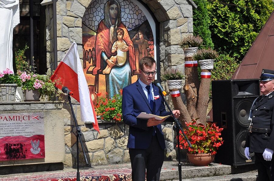 15 sierpnia 2019. Uroczystości partyzanckie w Glisnem