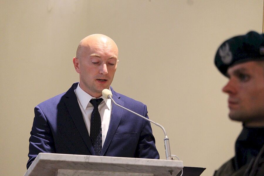 29 sierpnia 2019, Łękawica. Uroczystości pogrzebowe Wiesława Budzika „Rolanda”