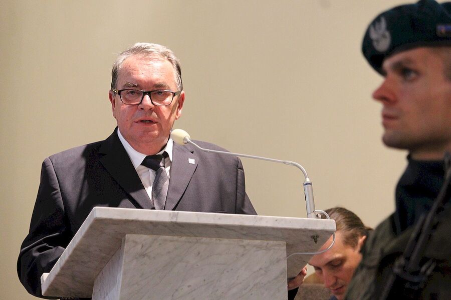 29 sierpnia 2019, Łękawica. Uroczystości pogrzebowe Wiesława Budzika „Rolanda”