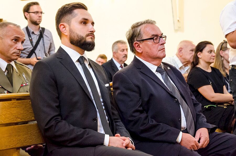 29 sierpnia 2019, Łękawica. Uroczystości pogrzebowe Wiesława Budzika „Rolanda”