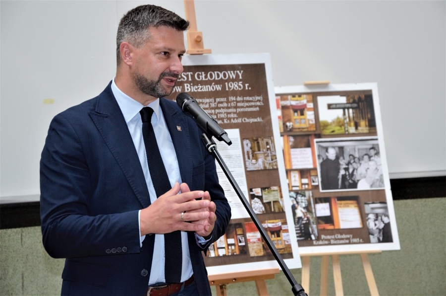 30 sierpnia 2019. Otwarcie wystawy o proteście głodowym w Bieżanowie