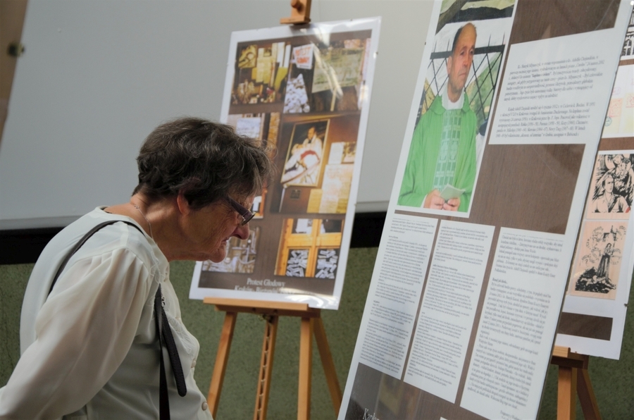 30 sierpnia 2019. Otwarcie wystawy o proteście głodowym w Bieżanowie