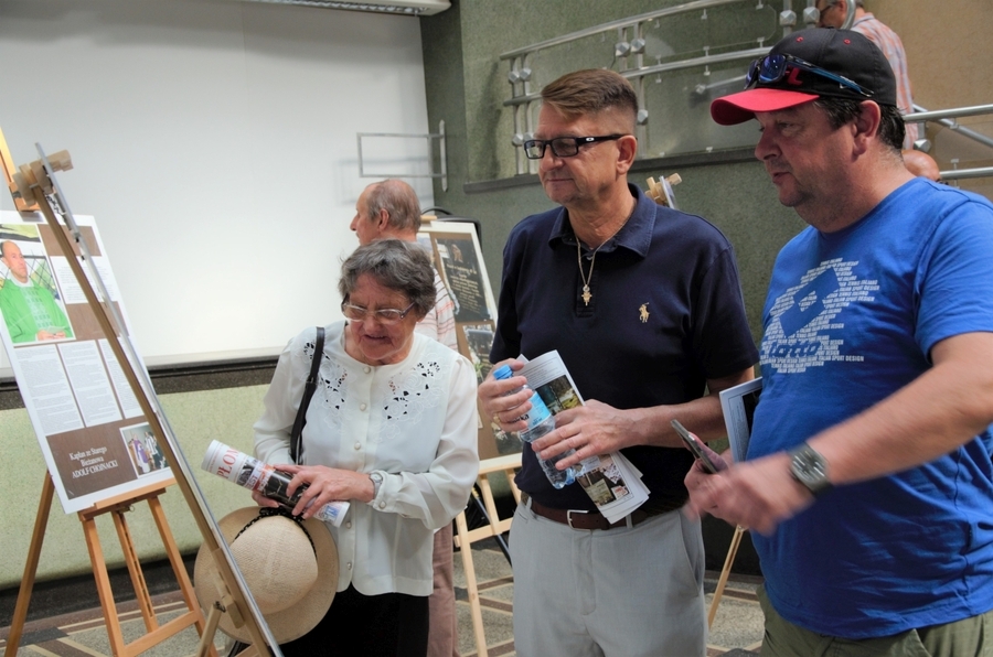 30 sierpnia 2019. Otwarcie wystawy o proteście głodowym w Bieżanowie