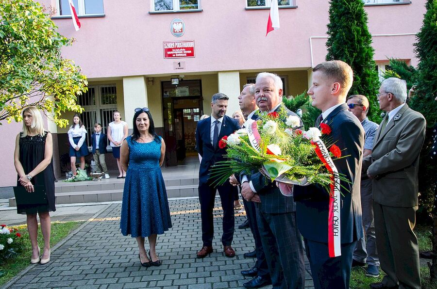 1 września 2019, Żurada. Uroczystość przy obelisku poświęconym pamięci kpt. Władysława Gnysia