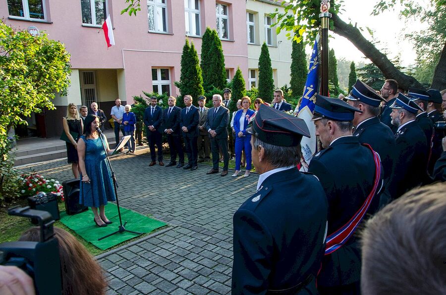 1 września 2019, Żurada. Uroczystość przy obelisku poświęconym pamięci kpt. Władysława Gnysia