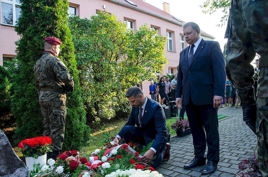 1 września 2019, Żurada. Uroczystość przy obelisku poświęconym pamięci kpt. Władysława Gnysia