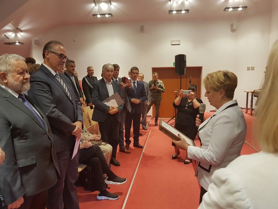 4 września 2019, Tymbark. Odsłonięcie tablicy kpt. Tadeusza Paolone