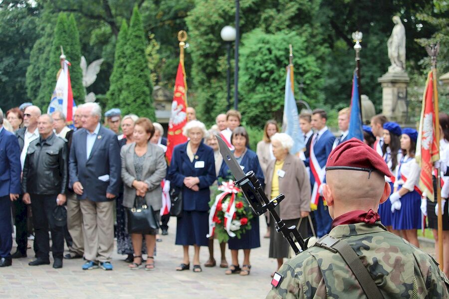 16 września 2019. Uroczystość na cmentarzu Rakowickim