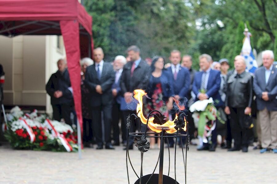 16 września 2019. Uroczystość na cmentarzu Rakowickim