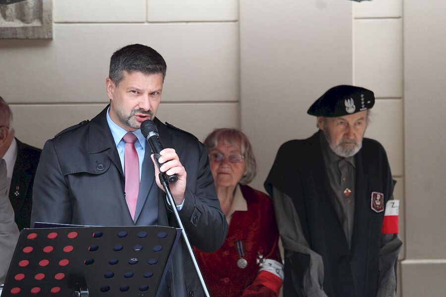 16 września 2019. Uroczystość na cmentarzu Rakowickim