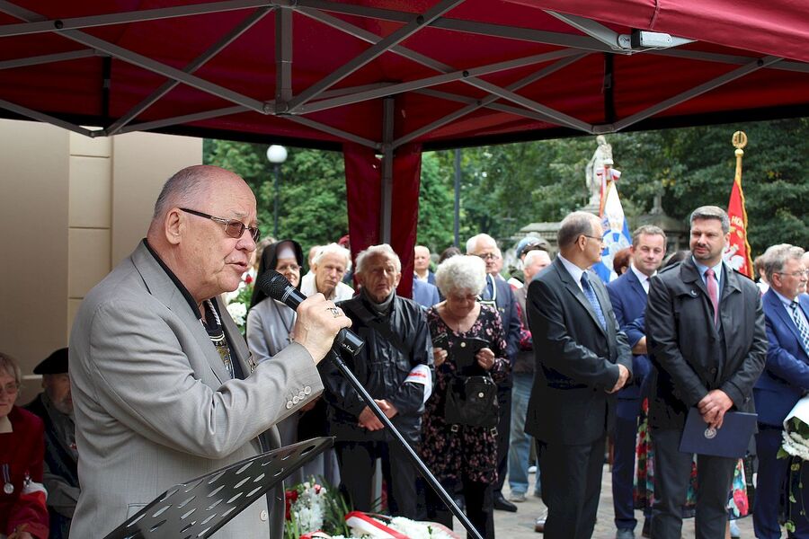 16 września 2019. Uroczystość na cmentarzu Rakowickim