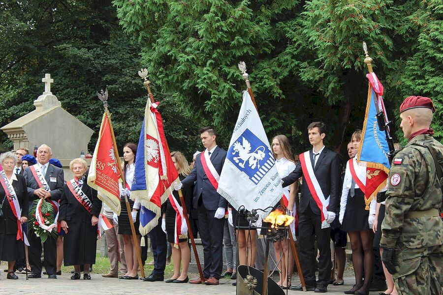 16 września 2019. Uroczystość na cmentarzu Rakowickim