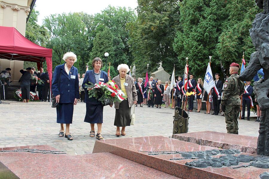 16 września 2019. Uroczystość na cmentarzu Rakowickim