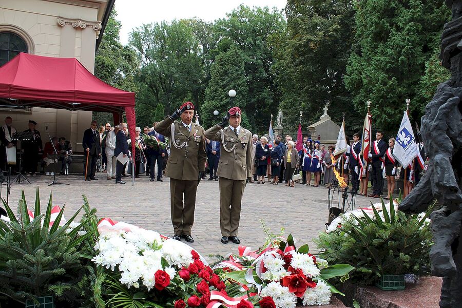 16 września 2019. Uroczystość na cmentarzu Rakowickim