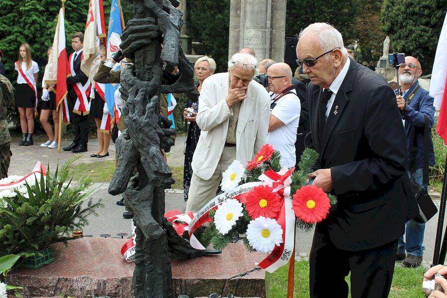 16 września 2019. Uroczystość na cmentarzu Rakowickim